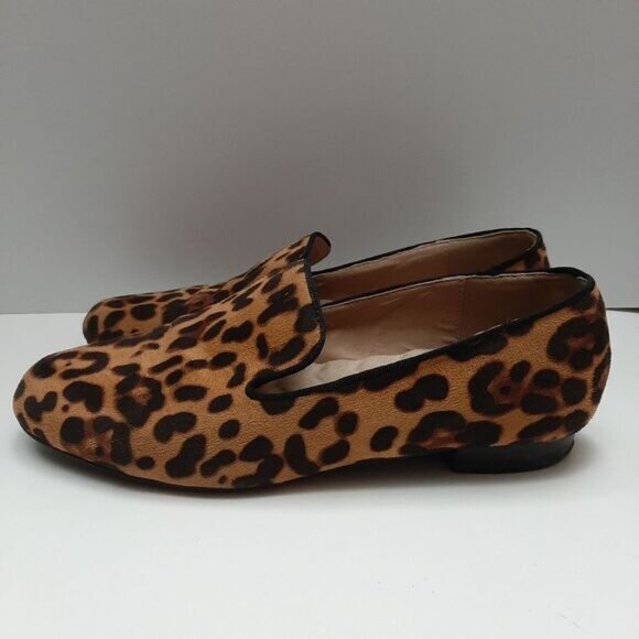 AVON Cushion Walk Animal Print Velvet Slip-On Smoking Loafer Shoes Sz US 8 - Picture 10 of 15